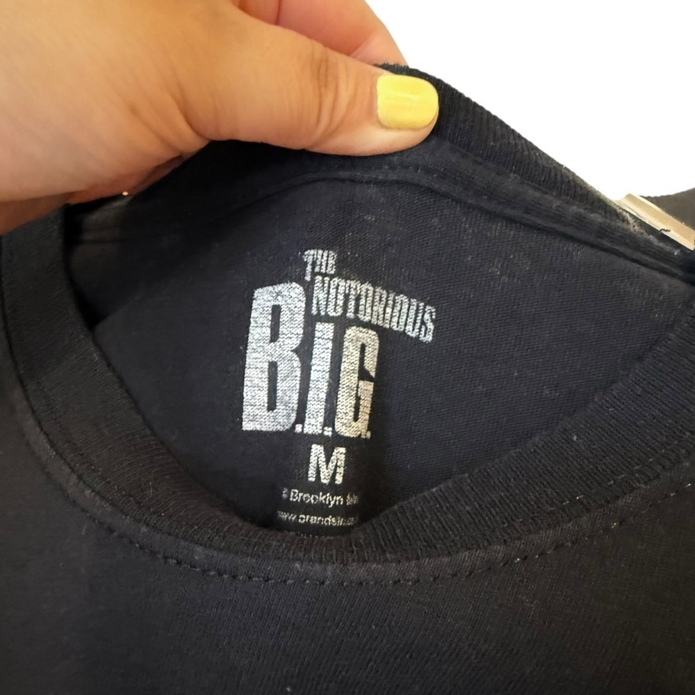 Notorious BIG Biggie Crown Boxy Hip Hop Rap T Shirt Sz M - Picture 3 of 9